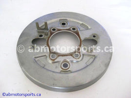Used Honda ATV TRX 350 FM OEM part # 45110-HN5-671 OR 45110HN5671 right backing brake plate for sale
