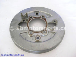 Used Honda ATV TRX 350 FM OEM part # 45110-HN5-671 OR 45110HN5671 right backing brake plate for sale