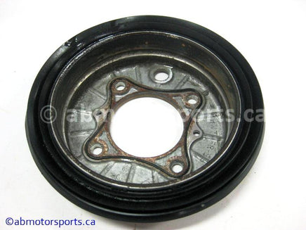 Used Honda ATV TRX 350 FM OEM part # 45700-HN5-670 OR 45700HN5670 front brake drum for sale 

