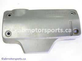 Used Honda ATV TRX 350 FM OEM part # 11320-HN5-670 OR 11320HN5670 left engine cover for sale
