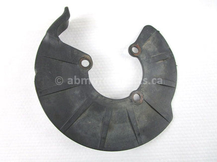 A used Brake Disc Guard FL from a 2008 TRX420FE Rancher 4x4 Honda OEM Part # 45256-HP5-600 for sale. Honda ATV parts… Shop our online catalog… Alberta Canada!