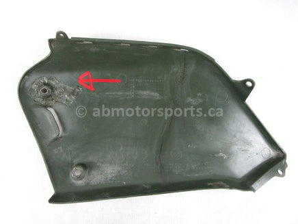 A used Gas Tank Cover Right from a 2001 TRX450ES Honda OEM Part # 83600-HM7-A00ZA for sale. Honda ATV parts online? Shop our online catalog!!