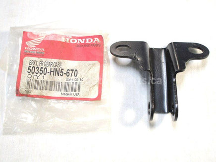 A new Front Differential Bracket for a 2005 TRX 400FGA Honda OEM Part # 50350-HN5-670 for sale. ATV parts online? Oh, Yes! Find parts that fit your unit here!