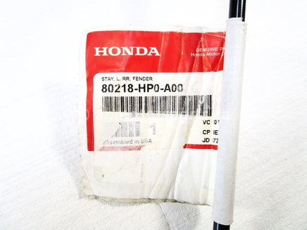 A new Left Fender Stay for a 2005 TRX 500FA Honda OEM Part # 80218-HP0-A00 for sale. Looking for parts near Edmonton? We ship daily across Canada!