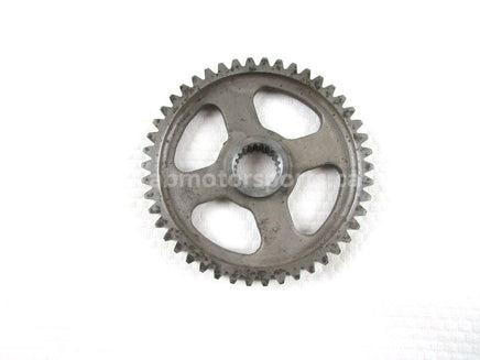 A used Front Drive Gear 46T from a 1995 TRX 300FW Honda OEM Part # 21703-HM5-730 for sale. Honda ATV parts… Shop our online catalog… Alberta Canada!