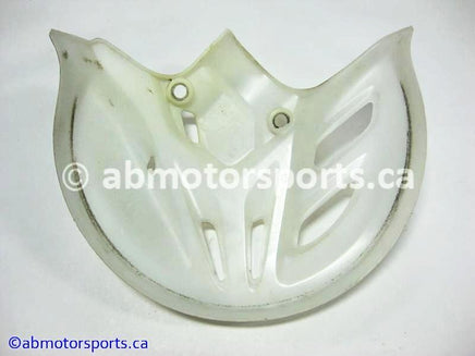 Used Honda Dirt Bike CRF 450R OEM part # 51614-KZ4-J41ZA front disc brake cover for sale