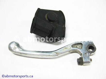 Used Honda Dirt Bike CRF 450R OEM part # 53170-MEB-003 front brake lever for sale