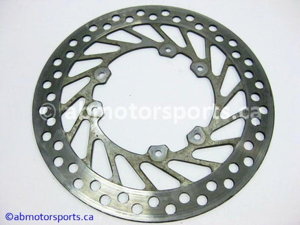 Used Honda Dirt Bike CRF 450R OEM part # 45351-KZ4-J30 front brake disc for sale 
