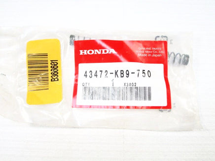 A new Brake Rod Spring A for a 1988 XR100R Honda OEM Part # 43472-KB9-750 for sale. Looking for parts near Edmonton? We ship daily across Canada!