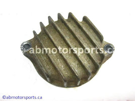 Used Kawasaki ATV KLF 300A OEM part # 14024-1062 oil filter cover for sale