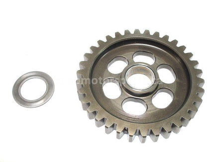 A used Low Output Gear 34T from a 1987 BAYOU KLF300A Kawasaki OEM Part # 13129-1683 for sale. Our online catalog has the parts you need!
