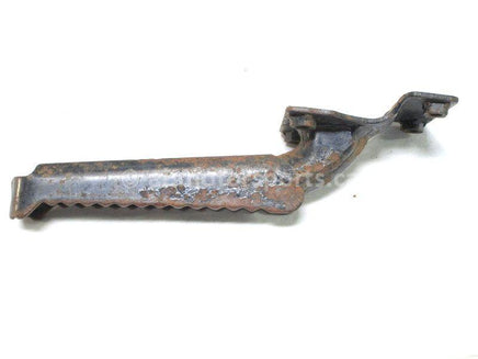 A used Left Foot Peg from a 1987 BAYOU KLF300A Kawasaki OEM Part # 34028-1166 for sale. Our online catalog has the parts you need!