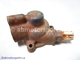 Used Kawasaki ATV BRUTE FORCE 750 OEM part # 16160-0127 lower thermostat body for sale