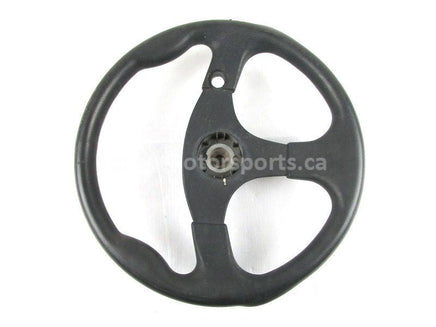 A used Steering Wheel from a 2009 TERYX 750LE Kawasaki OEM Part # 46001-0001 for sale. Looking for Kawasaki parts near Edmonton? We ship daily across Canada!
