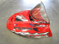 Used Polaris Snowmobile TRAIL RMK OEM part # 2632783-293 hood for sale