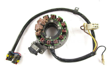 A used Stator from a 2000 RMK 600 Polaris OEM Part # 4060213 for sale. Polaris parts! Check out our online catalog for more parts that will fit your unit!