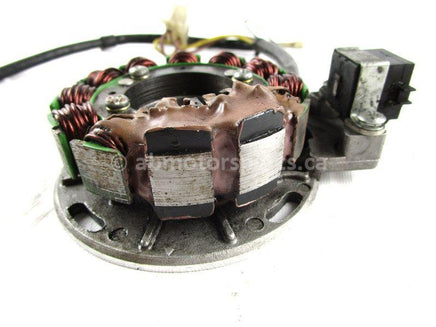 A used Stator from a 2000 RMK 600 Polaris OEM Part # 4060213 for sale. Polaris parts! Check out our online catalog for more parts that will fit your unit!