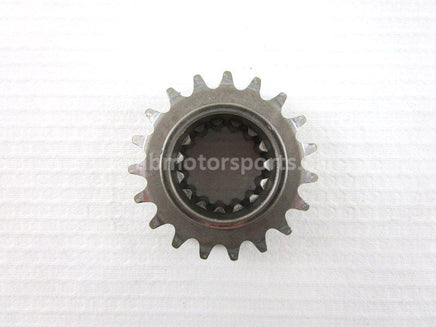 A used Sprocket 19T from a 2003 RMK VERTICAL ESCAPE 800 Polaris OEM Part # 3221095 for sale. Check out Polaris snowmobile parts in our online catalog!