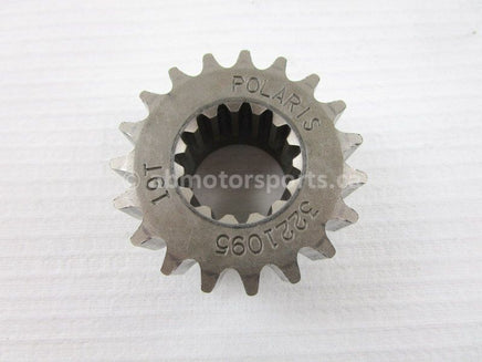 A used Sprocket 19T from a 2003 RMK VERTICAL ESCAPE 800 Polaris OEM Part # 3221095 for sale. Check out Polaris snowmobile parts in our online catalog!