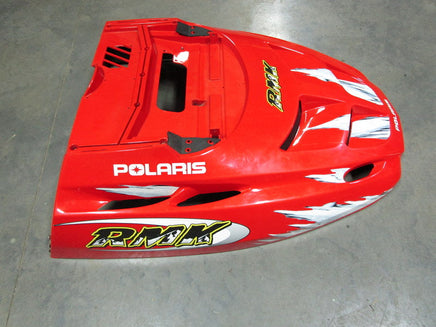 A used Hood from a 2001 RMK 800 Polaris OEM Part # 2632172-246 for sale. Check out Polaris snowmobile parts in our online catalog!
