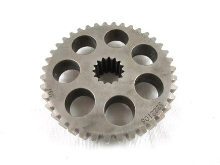 A used Sprocket 39-15T from a 2001 RMK 800 Polaris OEM Part # 3222108 for sale. Check out Polaris snowmobile parts in our online catalog!