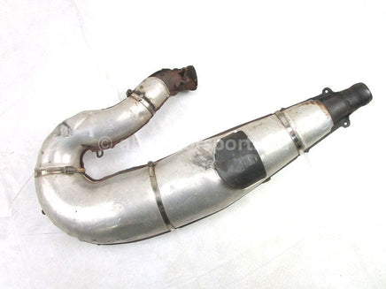 A used Tuned Pipe from a 1999 Mach 1 Skidoo OEM Part # 514052766 for sale. Check out our online catalog for more parts that will fit your unit!