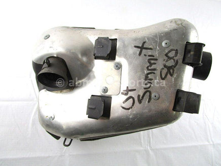 A used Muffler from a 2004 SUMMIT 800 Skidoo OEM Part # 514053746 for sale. Ski Doo snowmobile parts… Shop our online catalog… Alberta Canada!