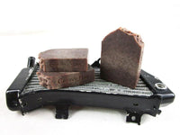 This MA-HOOSIVE bar of handcrafted mechanics soap is packed with triple brewed medium grind coffee and pumice. Lightly scented with coffee and chocolate fragrance oils. All products from The Groovy Hen are Health Canada registered and compliant.