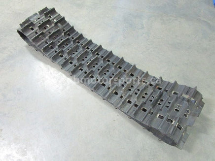 A used 16 inch X 144 inch Camoplast Sled Track for sale. Check out our online catalog for more parts that will fit your unit!