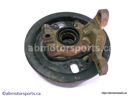 Used Yamaha ATV BIG BEAR 350 OEM part # 3HN-23502-02-00 right front knuckle for sale