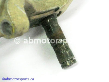 Used Yamaha ATV GRIZZLY 660 OEM part # 5KM-27263-00-00 foot brake bracket for sale 