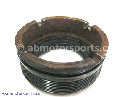 Used Yamaha ATV KODIAK 450 OEM part # 29U-46125-00-00 rear nut bearing retainer for sale 