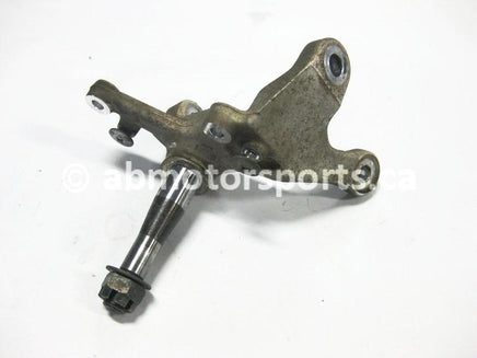 Used Yamaha ATV YFZ 450 SE OEM part # 5TG-23501-00-00 OR 1S3-23501-00-00 OR 1S3-23501-01-00 front left steering knuckle for sale