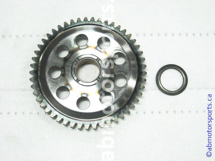 Used Yamaha ATV GRIZZLY 700 OEM part # 3B4-15515-00-00 gear 49t starter clutch for sale
