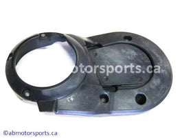 Used Yamaha ATV GRIZZLY 660 OEM part # 5KM-15423-00-00 left engine cover for sale
