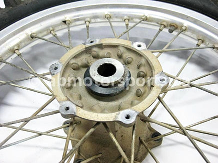 Used Yamaha Dirt Bike YZ250F OEM part # 5ET-25311-00-00 rear wheel rim and hub for sale