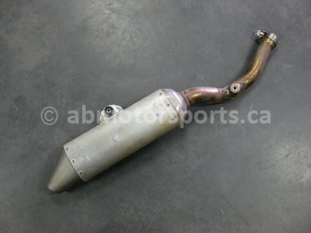 Used Yamaha Dirt Bike YZ250F OEM part # 5XC-14750-30-00 exhaust silencer for sale