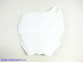 Used Yamaha Dirt Bike YZ250F OEM part # 1C3-23485-80-00 number plate for sale