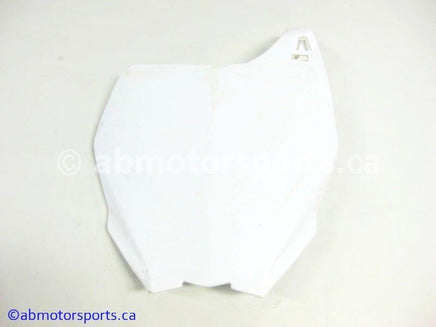 Used Yamaha Dirt Bike YZ250F OEM part # 1C3-23485-80-00 number plate for sale