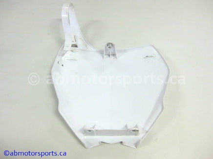 Used Yamaha Dirt Bike YZ250F OEM part # 1C3-23485-80-00 number plate for sale